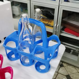 Rack nhựa 6 chai có quai xách