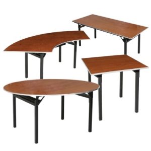 Foldable Shell Table - Bàn inox gấp xếp