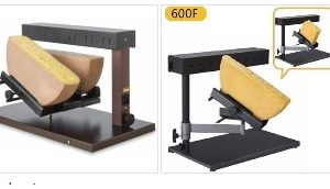 Raclette cheese melter Ambiance for 1/2 round of cheese